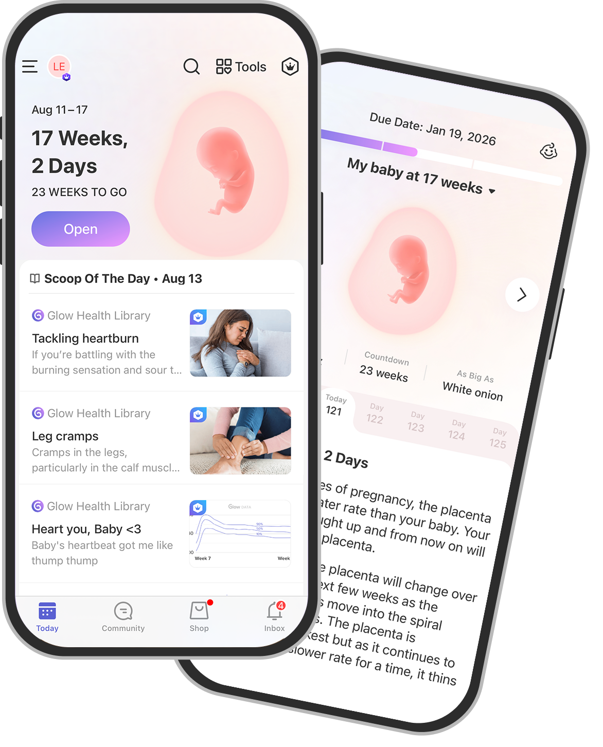 Nurture App – Glow
